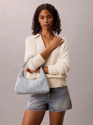 BORSA A SPALLA DONNA - CALVIN KLEIN DENIM - LV04F3431G 4