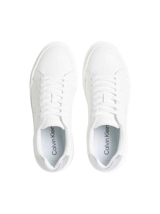 SNEAKERS DONNA - CALVIN KLEIN BIANCO-ARGENTO - YW0YW01948 2
