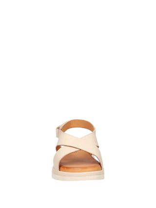 SANDALO DONNA - RIPOSELLA PANNA - BRUNA E WC00BX 3