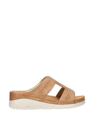SCALZATO DONNA - RIPOSELLA CUOIO - FRIDA E WC00BX