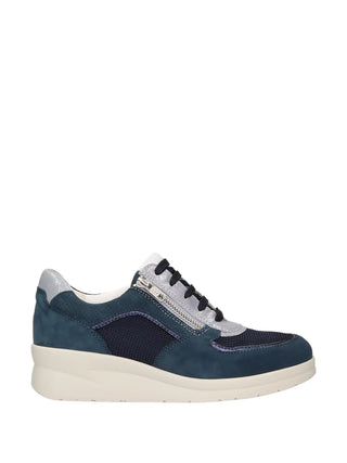 SNEAKERS DONNA - RIPOSELLA BLU - MANUELA E WC00BX