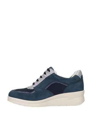 SNEAKERS DONNA - RIPOSELLA BLU - MANUELA E WC00BX 4