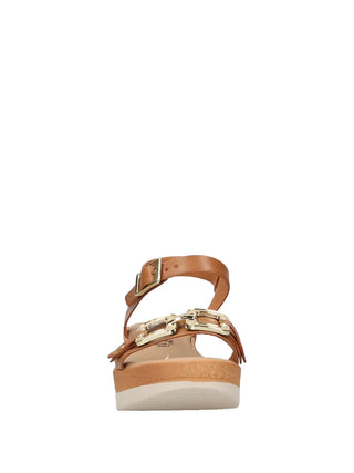 SANDALO DONNA - RIPOSELLA CUOIO - MARIELLA E WC02BX 3