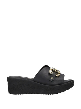 SCALZATO DONNA - RIPOSELLA NERO - MARIELLA E WC03BX