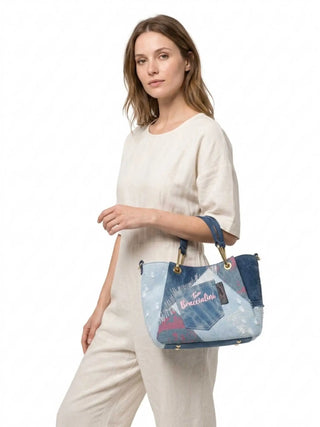 BORSA A MANO DONNA - BRACCIALINI BLU - B18820-TY 5