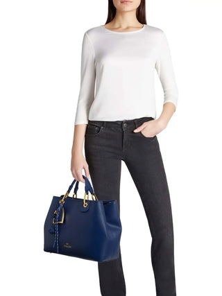 BORSA A MANO DONNA - BRACCIALINI BLU - B18840-YY 5