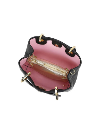 BORSA A MANO DONNA - BRACCIALINI NERO - B18851-YY 4