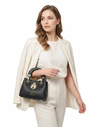 BORSA A MANO DONNA - BRACCIALINI NERO - B18852-YY 5