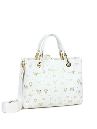 BORSA A MANO DONNA - BRACCIALINI BIANCO - B18881-YY 2