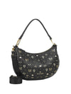 BORSA A SPALLA DONNA - BRACCIALINI NERO - B18882-YY 2