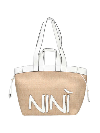 BORSA A SPALLA DONNA - NINI BIANCO - 26308