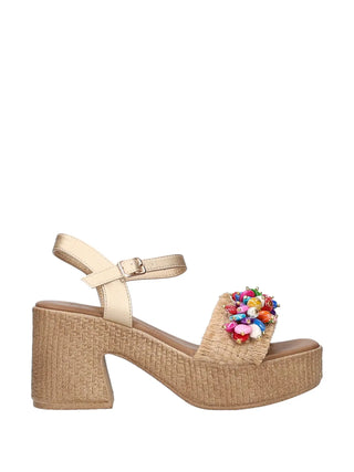 SANDALO DONNA - NINI BEIGE - SS25127