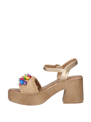 SANDALO DONNA - NINI BEIGE - SS25127 4