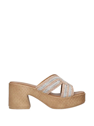 SANDALO DONNA - NINI TAUPE - SS25151