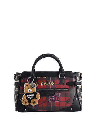 BORSA A MANO DONNA - PASH BAG MULTI - 18741-MIX-W5B-P