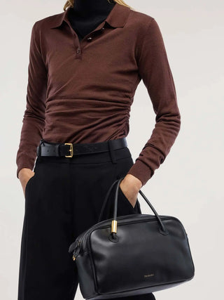 BORSA A SPALLA DONNA - TRUSSARDI NERO - Z609E007147N 5