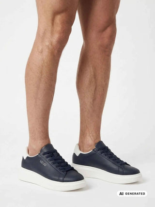 SNEAKERS UOMO - LIU-JO NAVY-BIANCO - 7B4027PX474 6