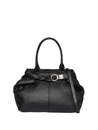 BORSA A MANO DONNA - MARC ELLIS NERO-ORO - JOSEPHINE SAC DO