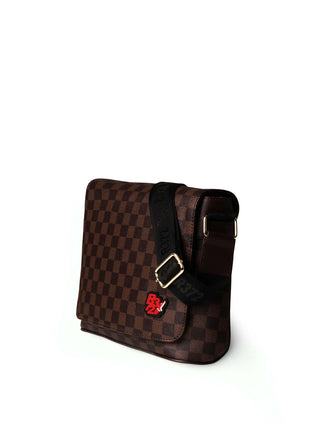 TRACOLLA UOMO - R372 MARRONE - M001 2