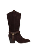 STIVALE DONNA - BRACCIALINI MARRONE - B615820A-PY