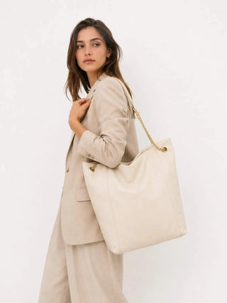 BORSA A SPALLA DONNA - TRUSSARDI CREMA - Z614E206559N