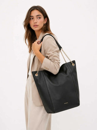 BORSA A SPALLA DONNA - TRUSSARDI NERO - Z614E206559N
