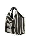 BORSA A SPALLA DONNA - MARC ELLIS NERO-SABBIA - BUBY EIVISSA 2