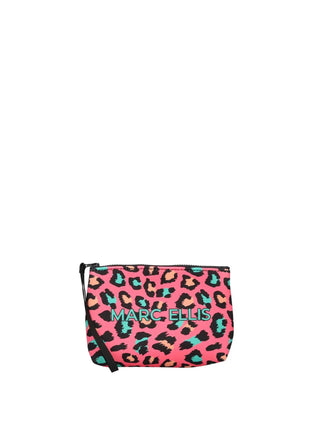 BORSA A SPALLA DONNA - MARC ELLIS ROSA - BUBY P. LEOPARD