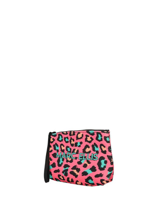 BORSA A SPALLA DONNA - MARC ELLIS ROSA - BUBY P. LEOPARD 2