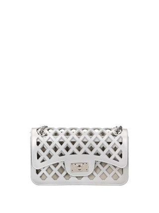 BORSA A MANO DONNA - MARC ELLIS ARGENTO - FLAT BASKET