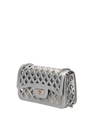 BORSA A MANO DONNA - MARC ELLIS ARGENTO - FLAT BASKET 2