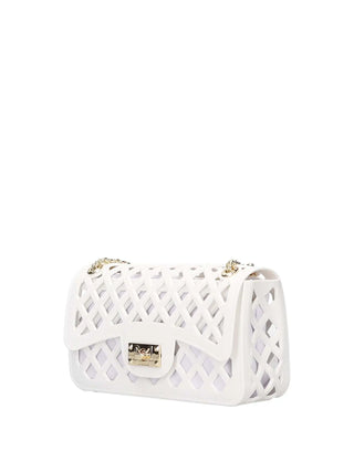 BORSA A MANO DONNA - MARC ELLIS BIANCO-ORO - FLAT BASKET 2