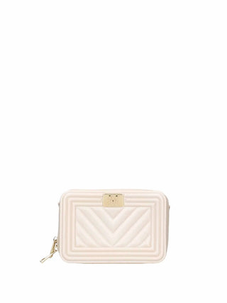 BORSA A SPALLA DONNA - MARC ELLIS BEIGE-ORO - FLAT BLUSH
