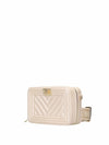 BORSA A SPALLA DONNA - MARC ELLIS BEIGE-ORO - FLAT BLUSH 2