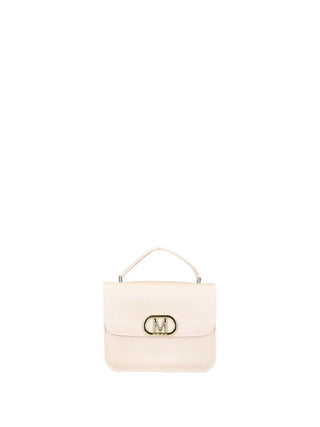 BORSA A SPALLA DONNA - MARC ELLIS BEIGE-ORO - FLAT EAR 26