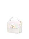 BORSA A SPALLA DONNA - MARC ELLIS BIANCO-ORO - FLAT EAR 26 2
