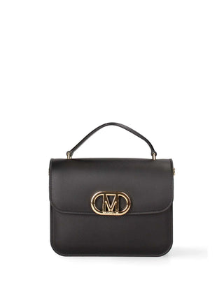 BORSA A SPALLA DONNA - MARC ELLIS NERO-ORO - FLAT EAR 26