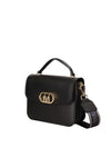 BORSA A SPALLA DONNA - MARC ELLIS NERO-ORO - FLAT EAR 26 2