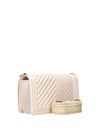 BORSA A SPALLA DONNA - MARC ELLIS BEIGE-ORO - FLAT M 26 3