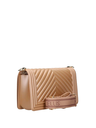 BORSA A SPALLA DONNA - MARC ELLIS CAFFE-ORO - FLAT M 26 3