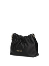 BORSA A SPALLA DONNA - MARC ELLIS NERO-ORO - HELENA DO LT 2