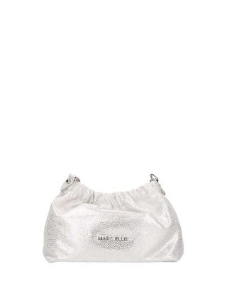 BORSA A SPALLA DONNA - MARC ELLIS ARGENTO - HELENA SUEDE LUX