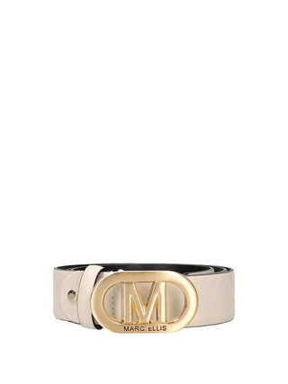 CINTURA DONNA - MARC ELLIS BEIGE-ORO - ME BELT - 175 BX