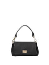 BORSA A SPALLA DONNA - MARC ELLIS NERO-ORO - VIRGINIA S PLATE 1