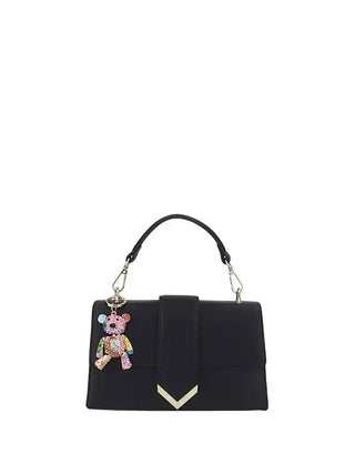 BORSA A SPALLA DONNA - PASH BAG NERO - 17294-KAY-S5M-P