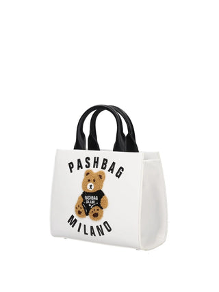 TOTE DONNA - PASH BAG BIANCO - 19519-SHE-S6B-P 2