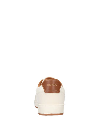 SNEAKERS UOMO - REPLAY BIANCO-CUOIO - RZ3B0035S 5