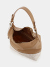 BORSA A SPALLA DONNA - NERO GIARDINI BEIGE - E343043D 3