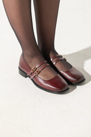 ballerine borgogna