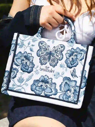 borsa braccialini con farfalle